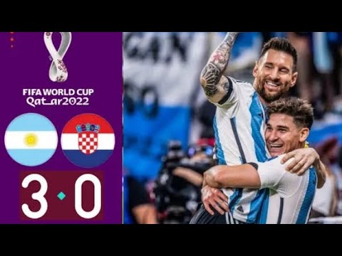 Argentina 3 vs 0 Croatia Semi-final highlights [FIFA World Cup 2022]